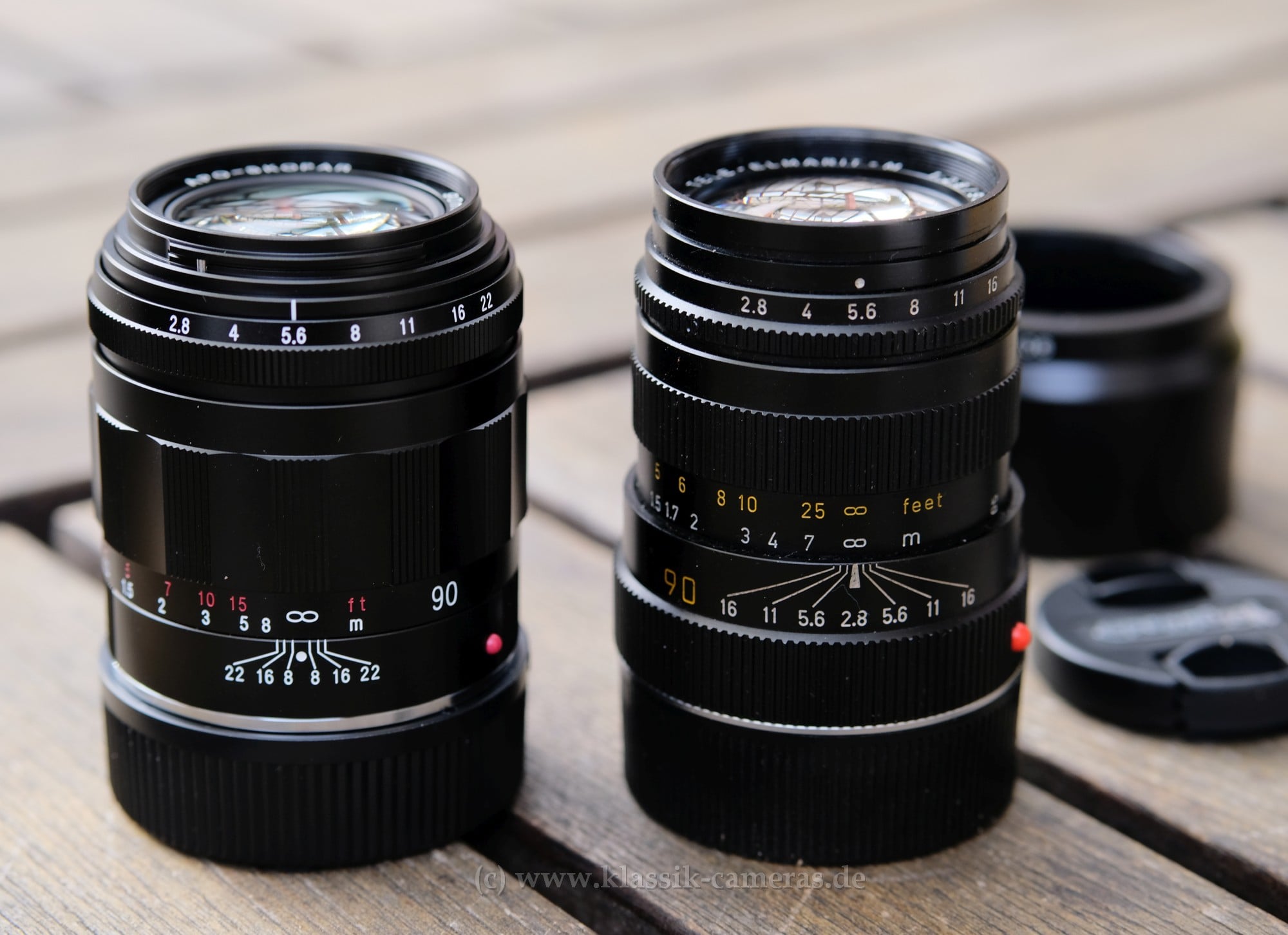 Apo-Skopar next to Tele-Elmarit