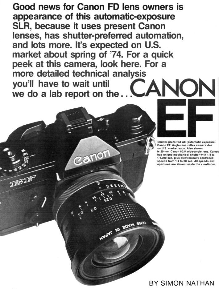 Canon EF news