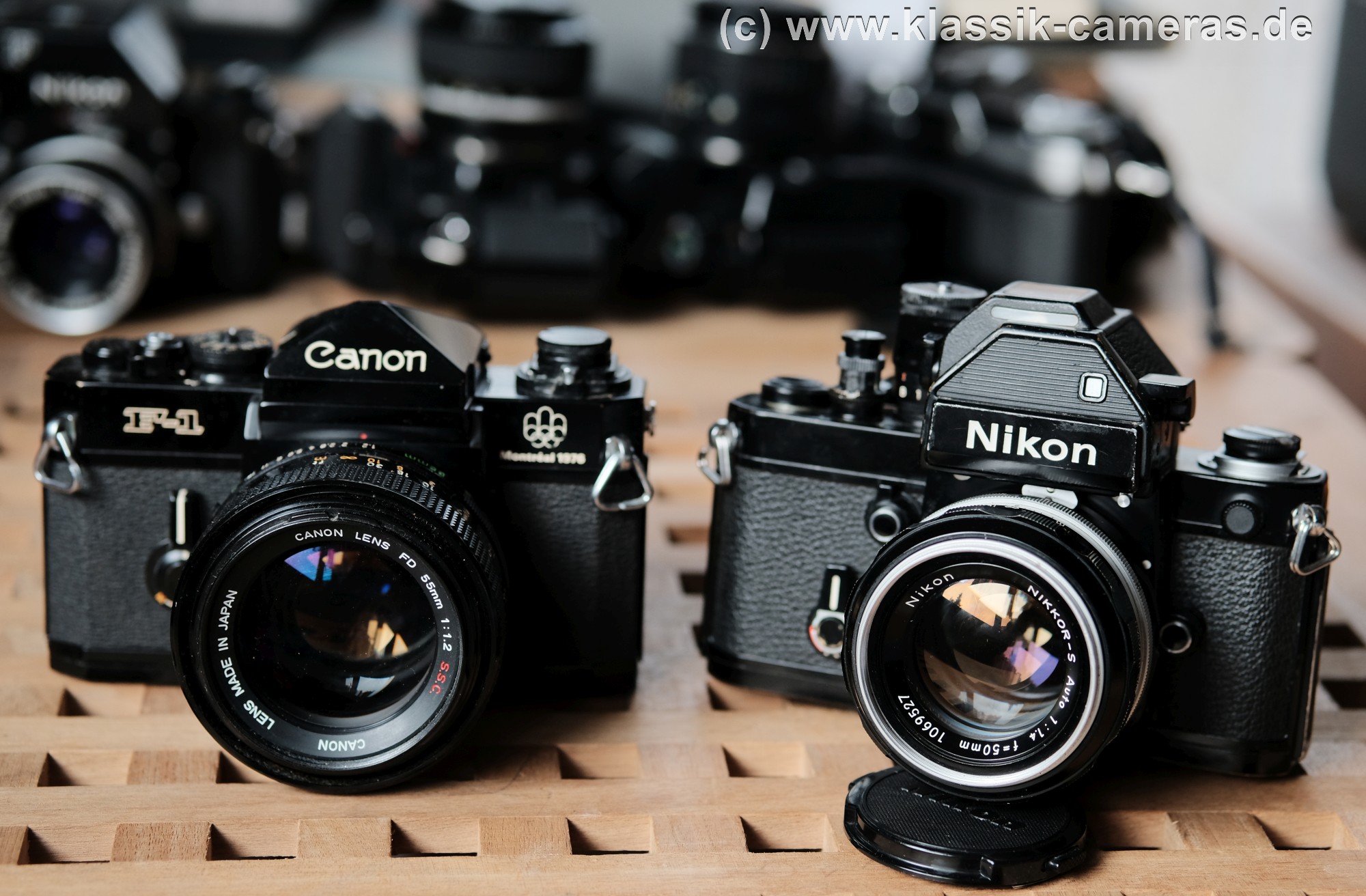 Nikon F2, Canon F-1