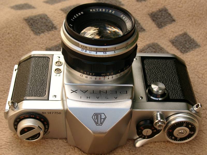 Asahi Pentax fotocamera fessura sommersa viti m1 NUOVO 7x2,2 BLACK-camera inferiori 