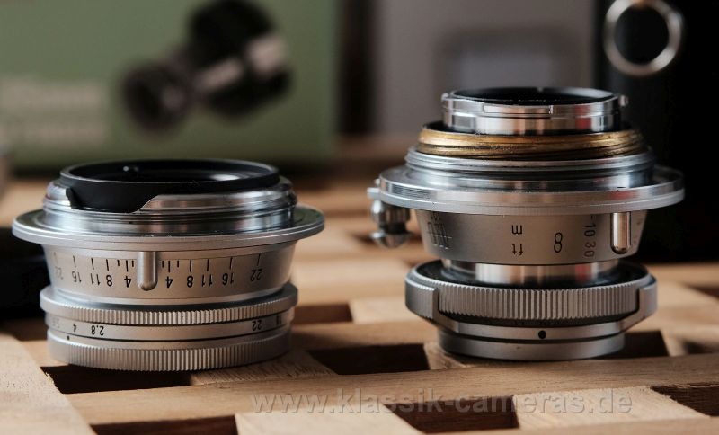 Größenvergleich 50mm und 40mm Heliar (LTM)