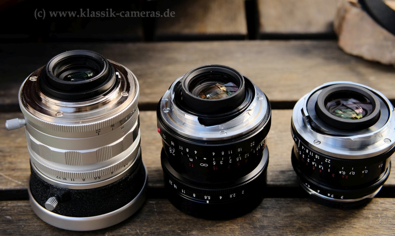 Fast 28mm Voigtländer
          lenses (4)